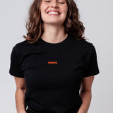 Spritz Signature | Geborduurd T-shirt van biologisch katoen voor dames
