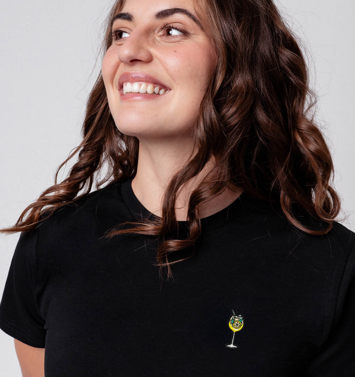 Limoncello Spritz  | Besticktes Bio Baumwoll Frauen T-Shirt