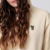 Cuba Libre Geborduurd Biologisch Katoenen Vrouwen Hoodie