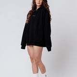 Maximum Rizz | Geborduurde hoodie van biologisch katoen voor dames