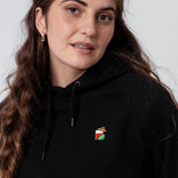 Mexican| Geborduurde hoodie van biologisch katoen voor dames