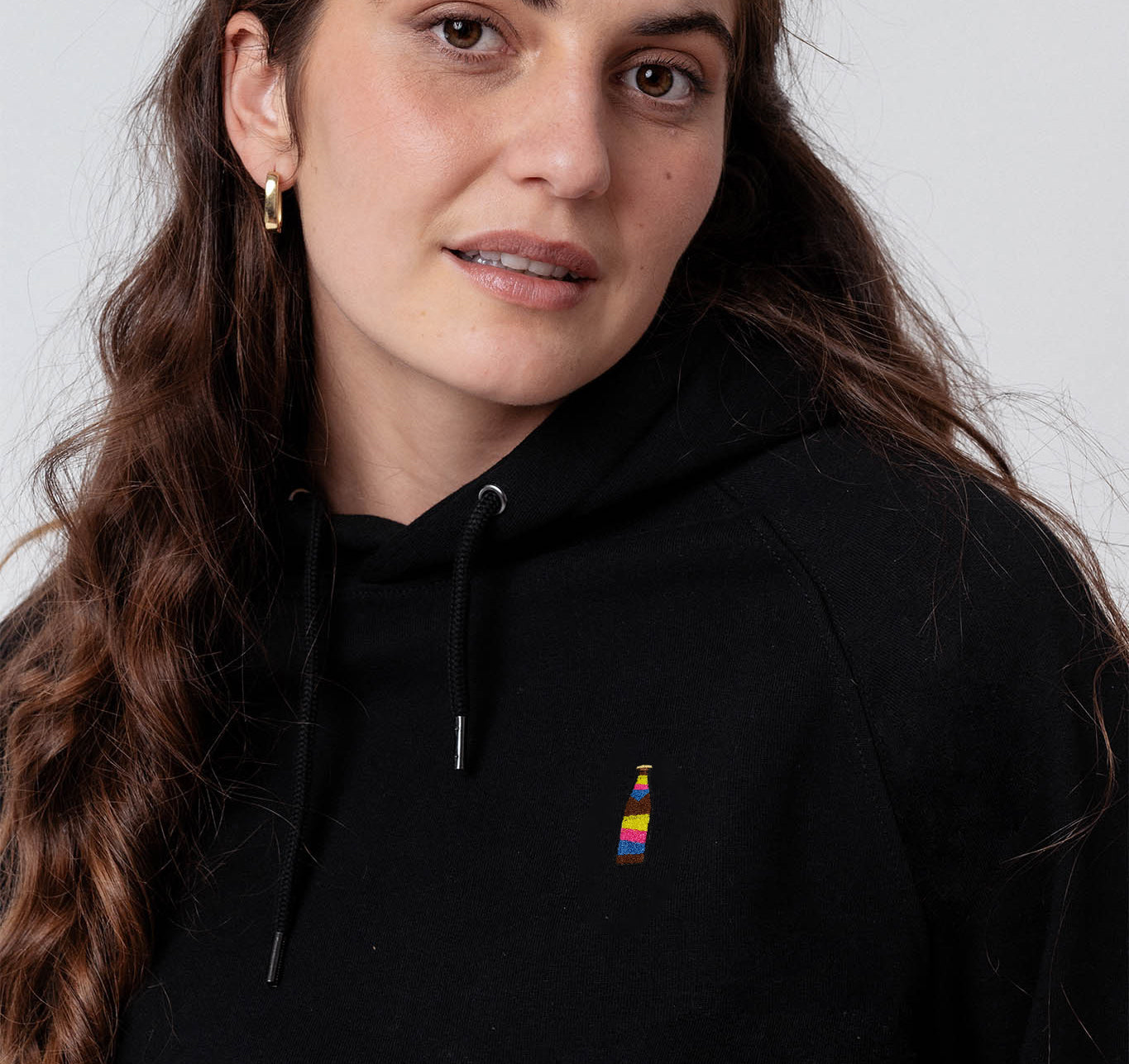 Cola Mix | Geborduurd organisch katoen Vrouwen Hoodie