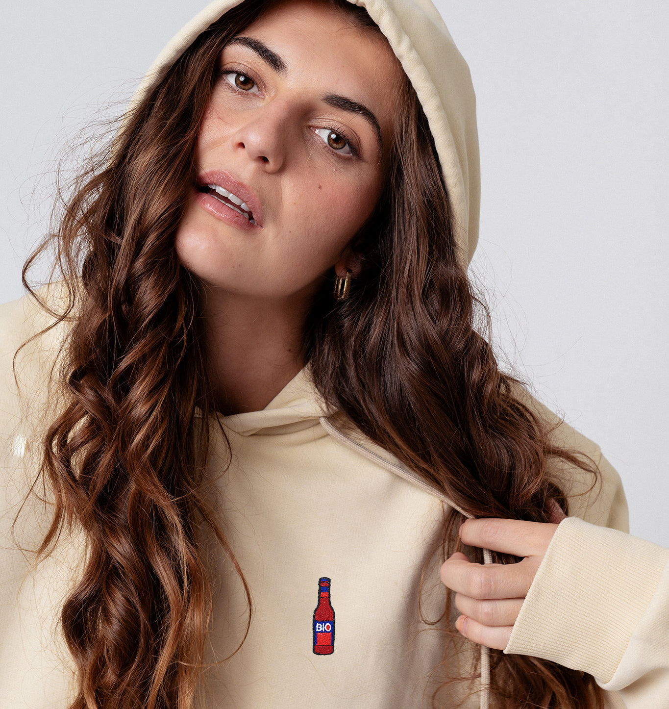 Bionade | Bestickter Bio-Baumwoll Frauen Hoodie