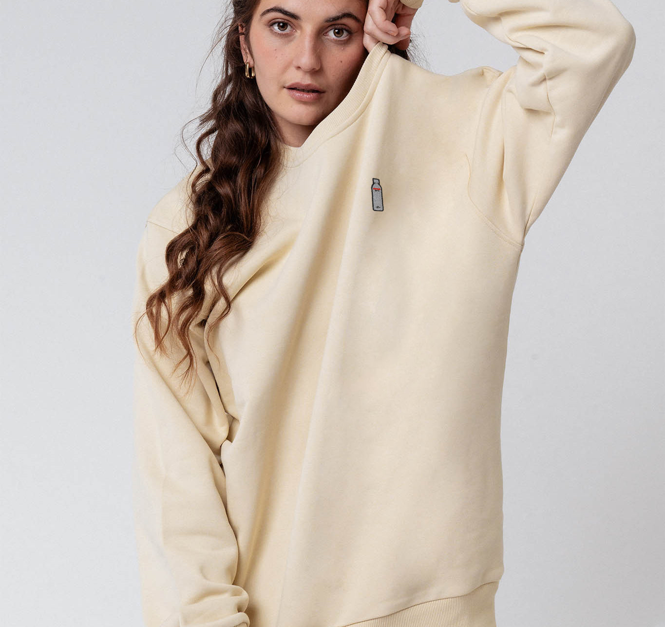 DANZKA | Bestickter Bio-Baumwoll Unisex Pullover