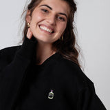 Kleiner Feigling | Bestickter Bio-Baumwoll Unisex Pullover