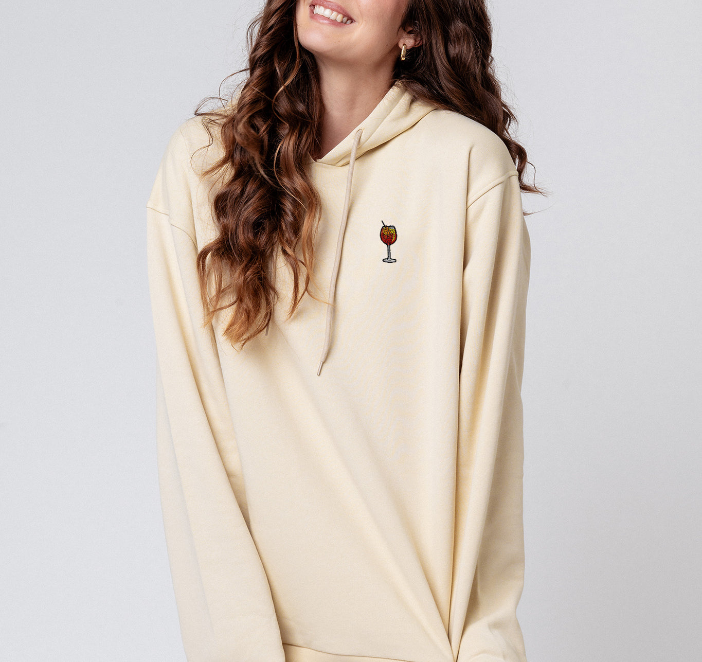 Spritz | Geborduurd organisch katoen Vrouwen Hoodie
