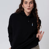 Ouzo | Geborduurde Organic Cotton Vrouwen Hoodie