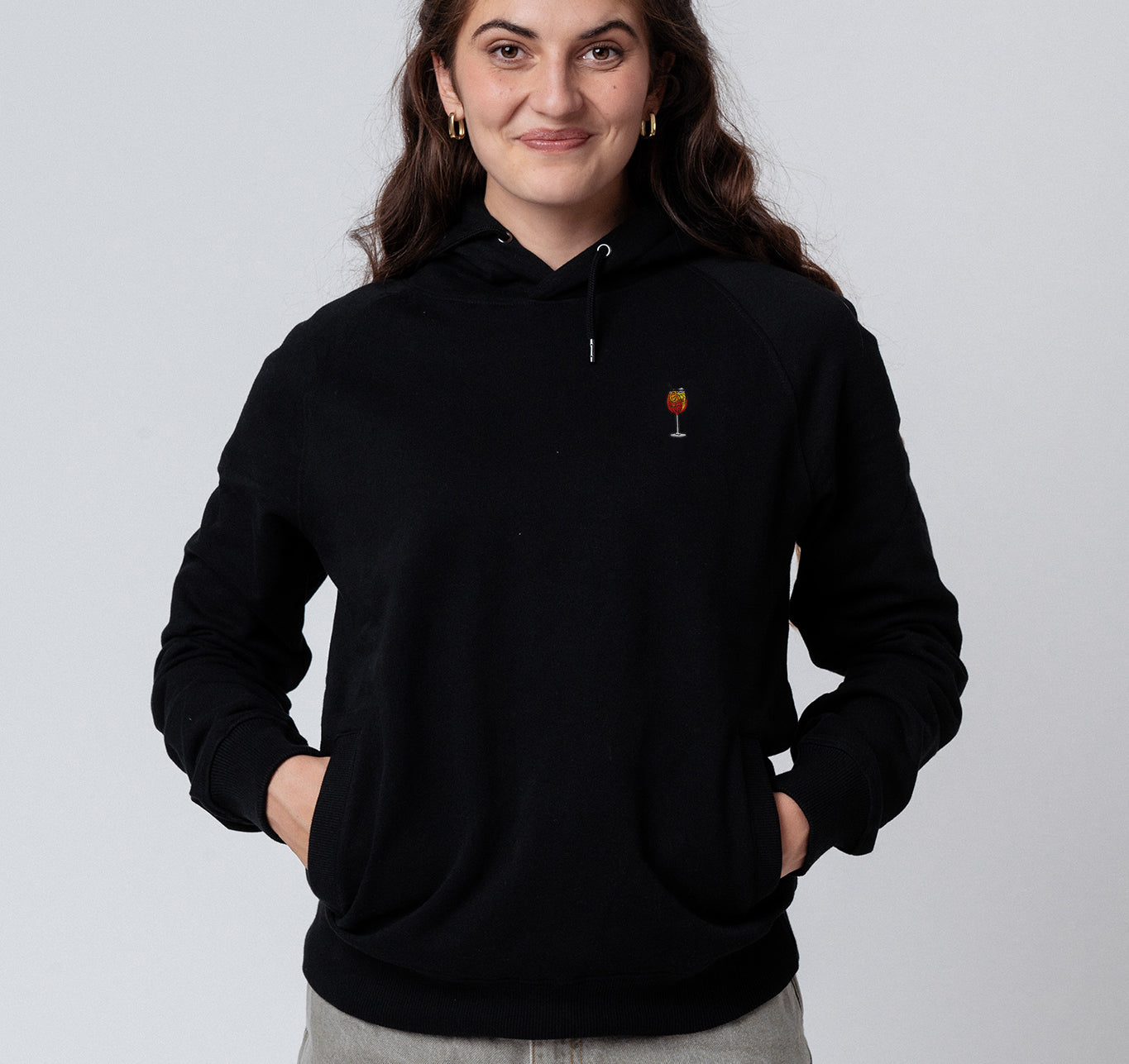 Spritz | Geborduurd organisch katoen Vrouwen Hoodie