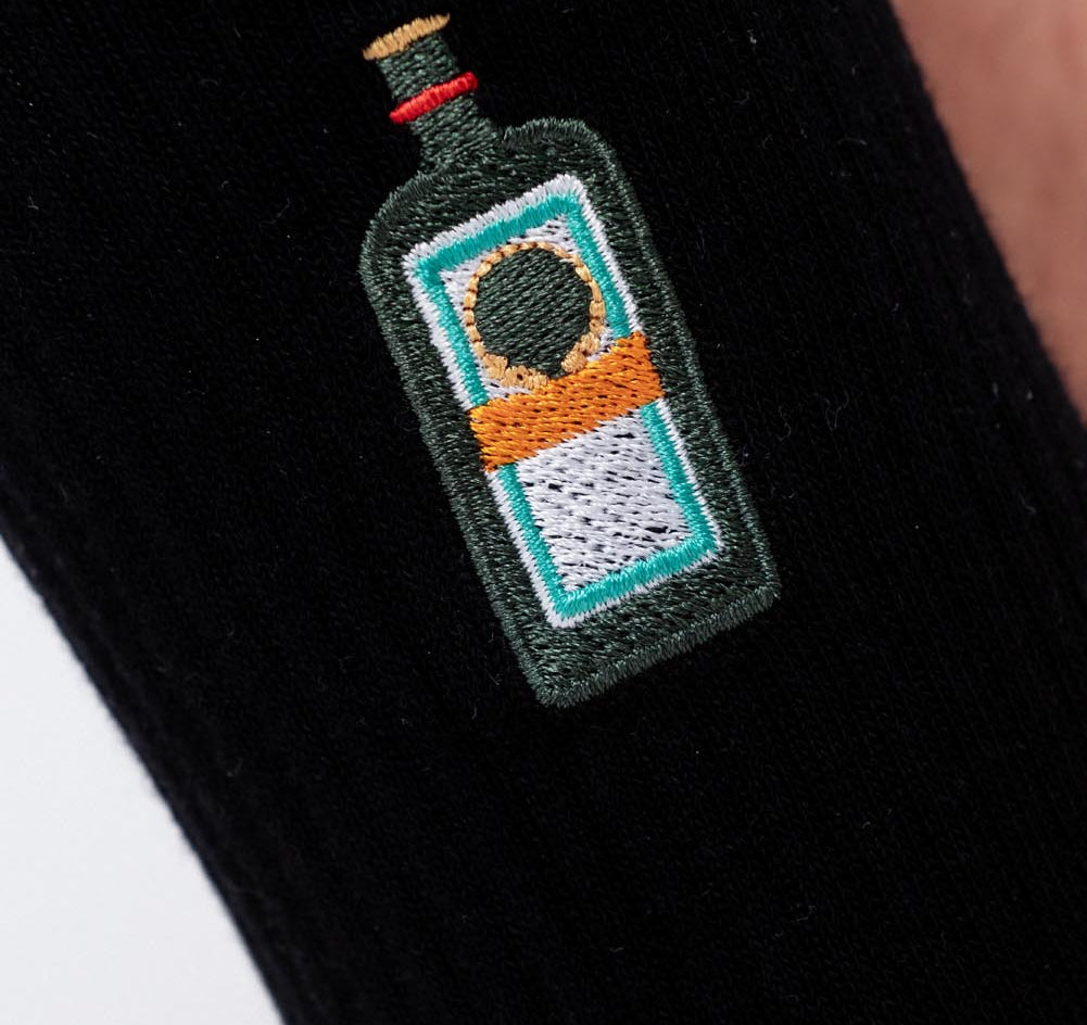 Jägermeister | Geborduurde Biologische Katoenen Sokken