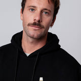 Weißwein | Bestickter Bio-Baumwoll Unisex Hoodie