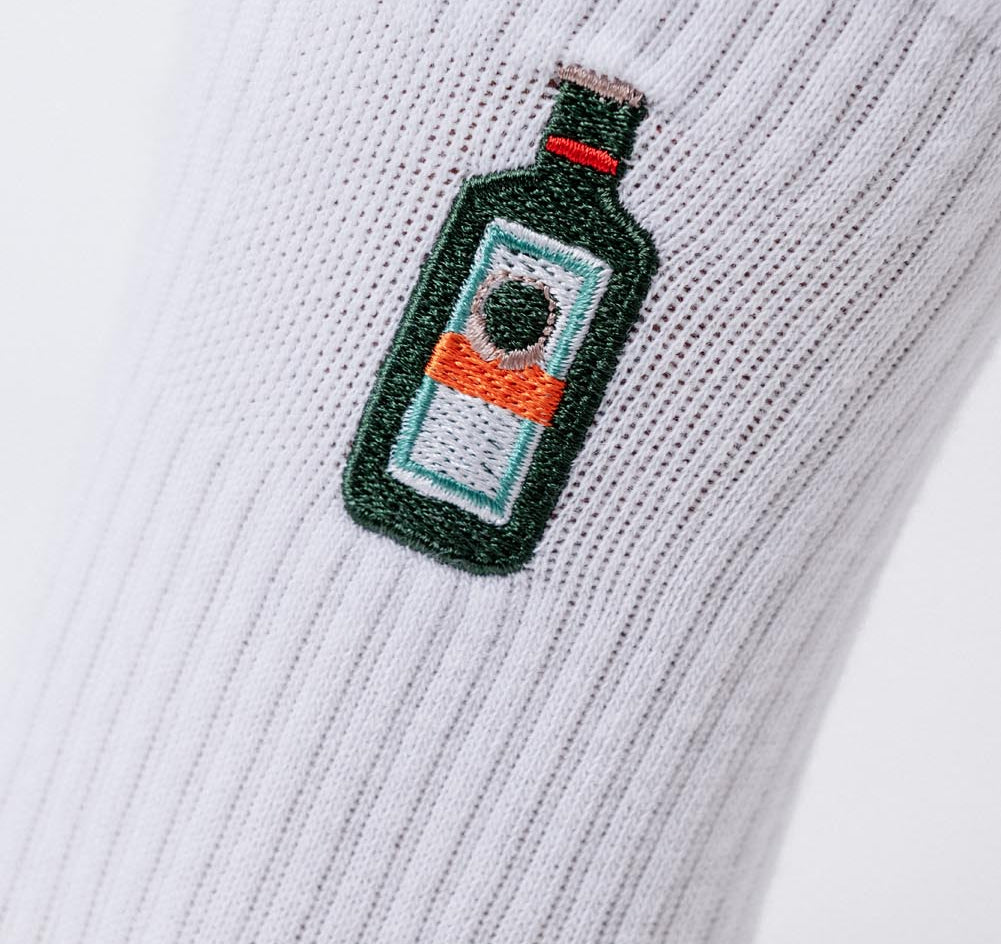 Jägermeister | Geborduurde Biologische Katoenen Sokken