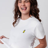 Kölsch geborduurd biologisch katoenen dames-T-shirt