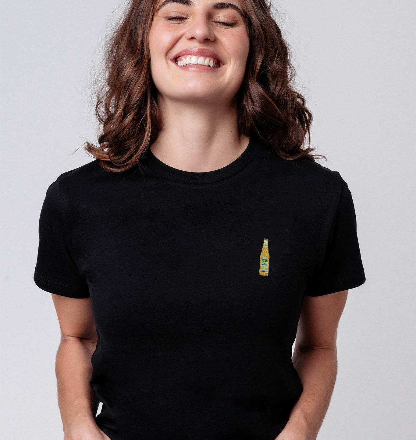Somersby Apple | Besticktes Bio Baumwoll Frauen T-Shirt