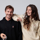 Siegfried Gin | Bestickter Bio Baumwoll Unisex Hoodie