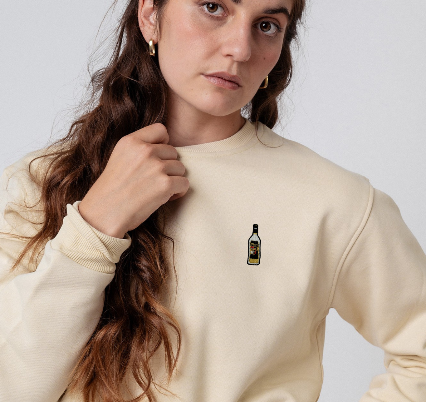 Kirschwasser | Besticker Bio Baumwoll Unisex Pullover