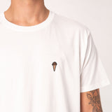 Eis  | Besticktes Bio Baumwoll Unisex T-Shirt