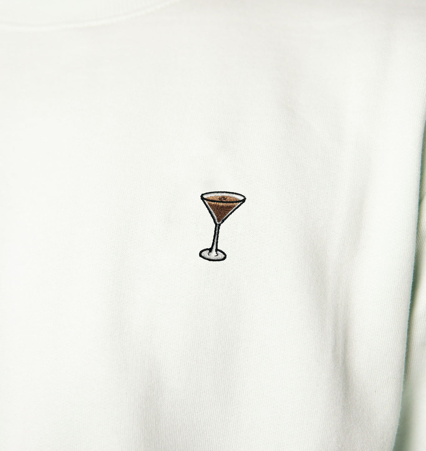Espresso Martini | Bestickter Bio-Baumwoll Unisex Pullover