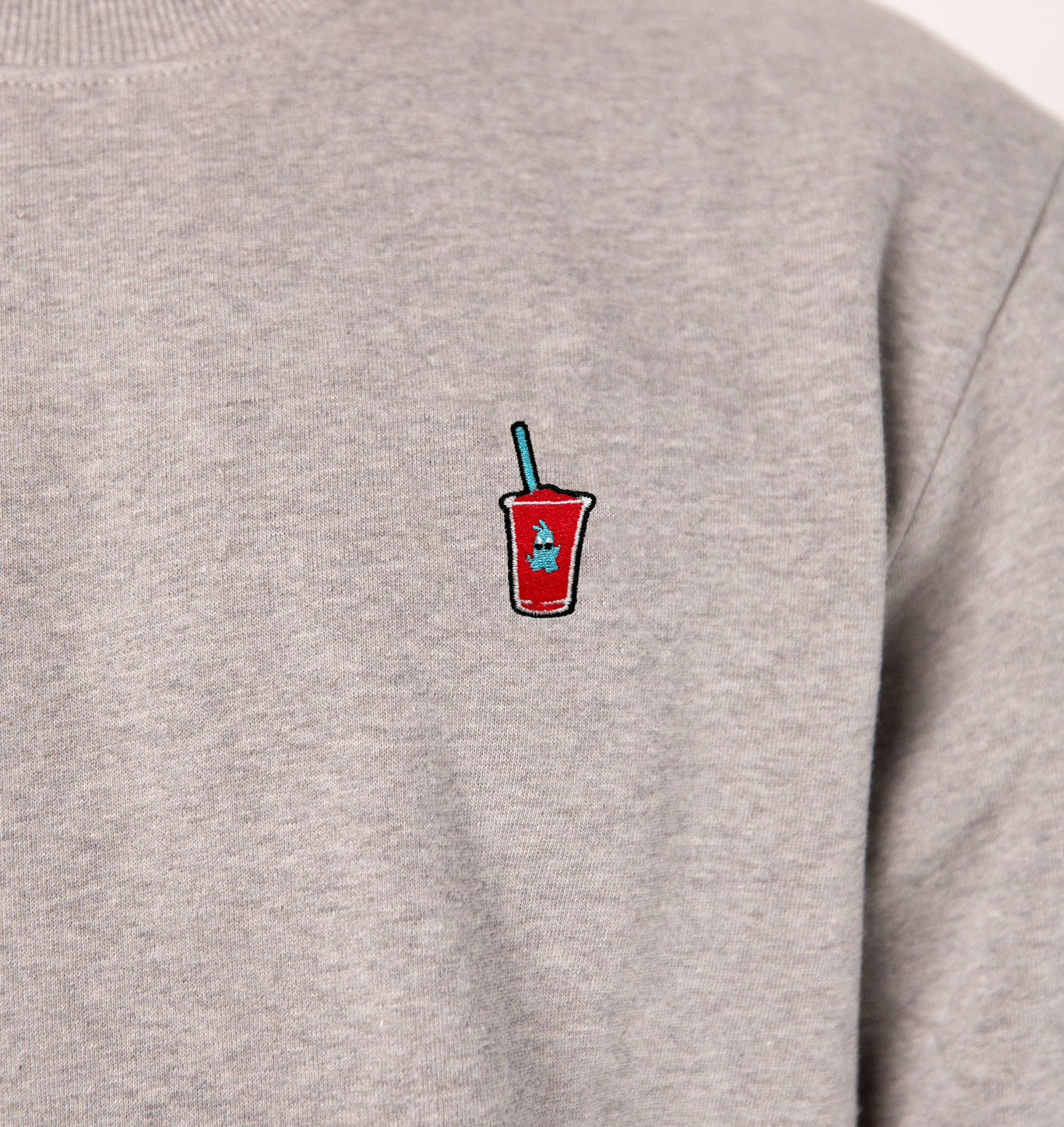 MonsterSlush | Bestickter Bio-Baumwoll Unisex Pullover