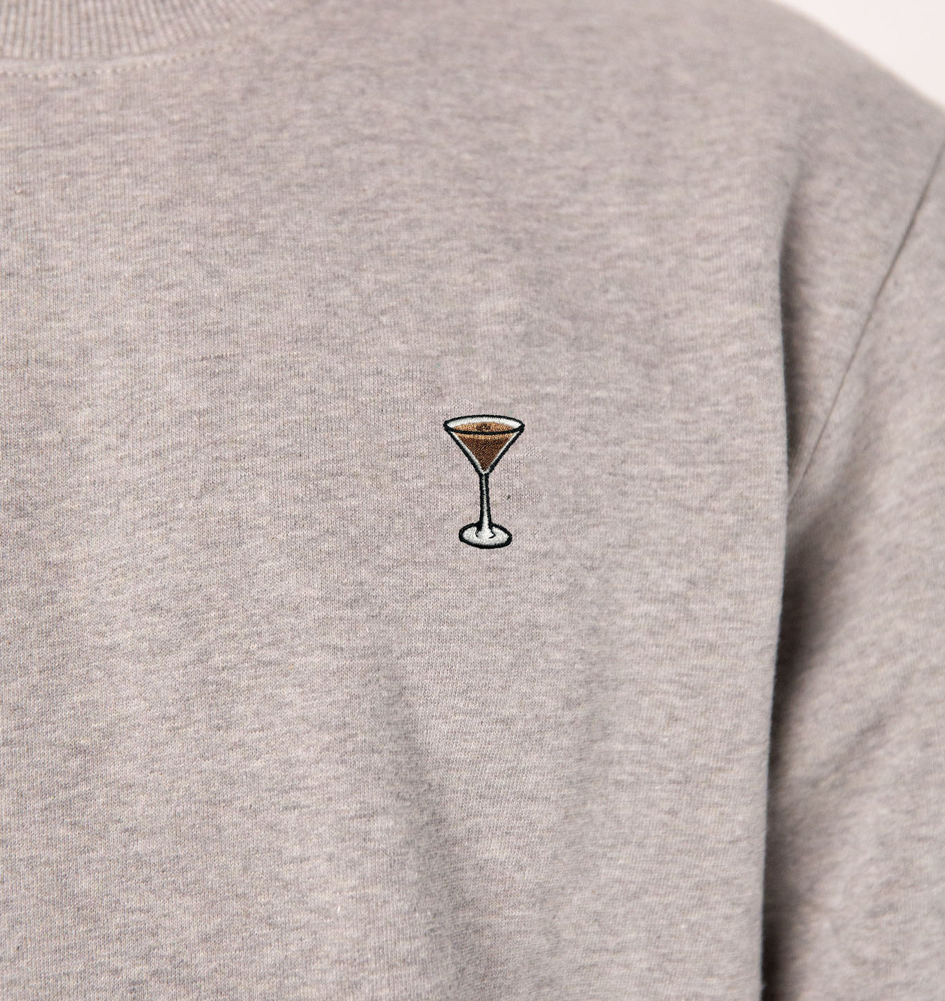 Espresso Martini | Bestickter Bio-Baumwoll Unisex Pullover