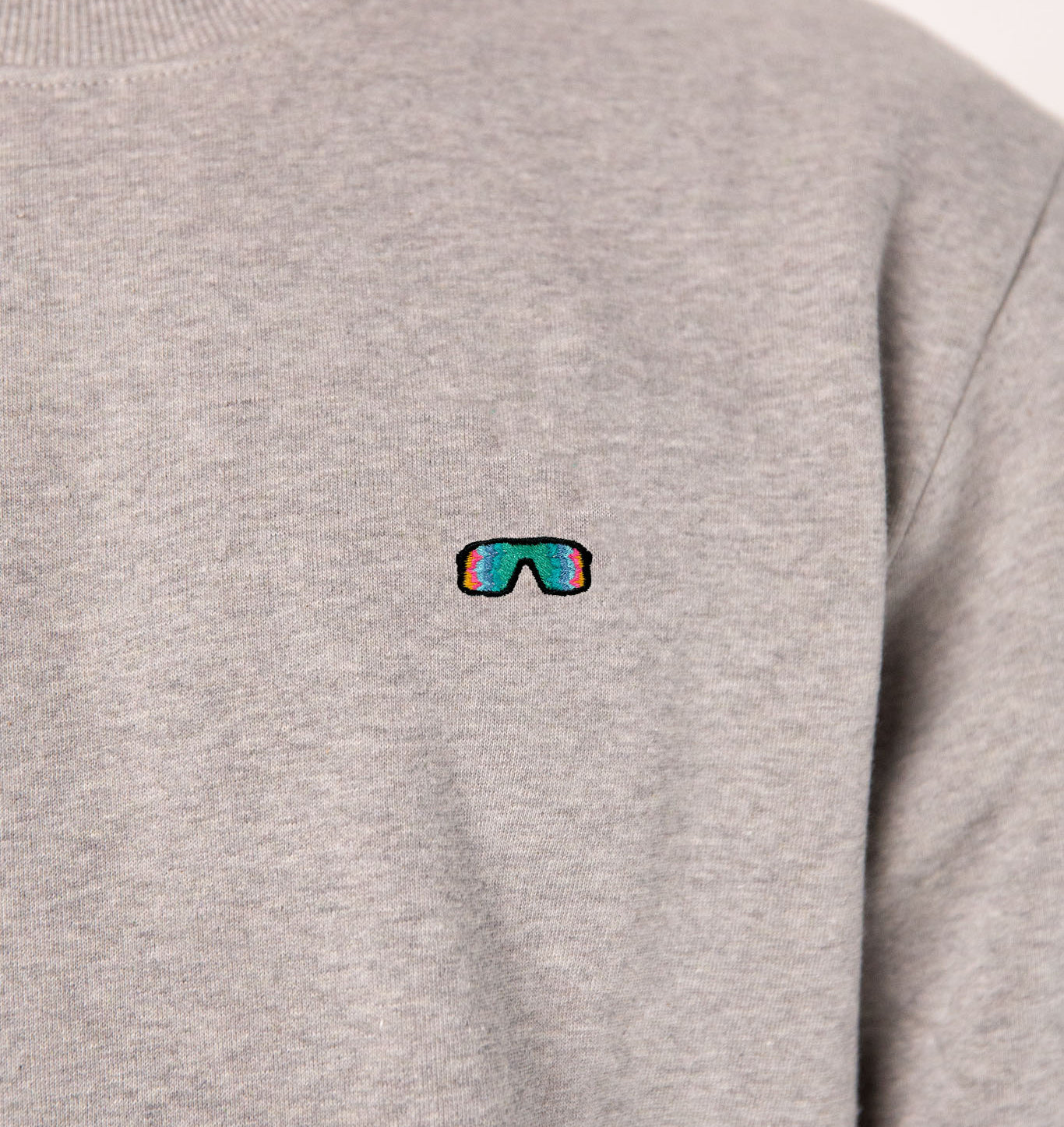 schnelle Brille | Bestickter Bio-Baumwoll Unisex Pullover
