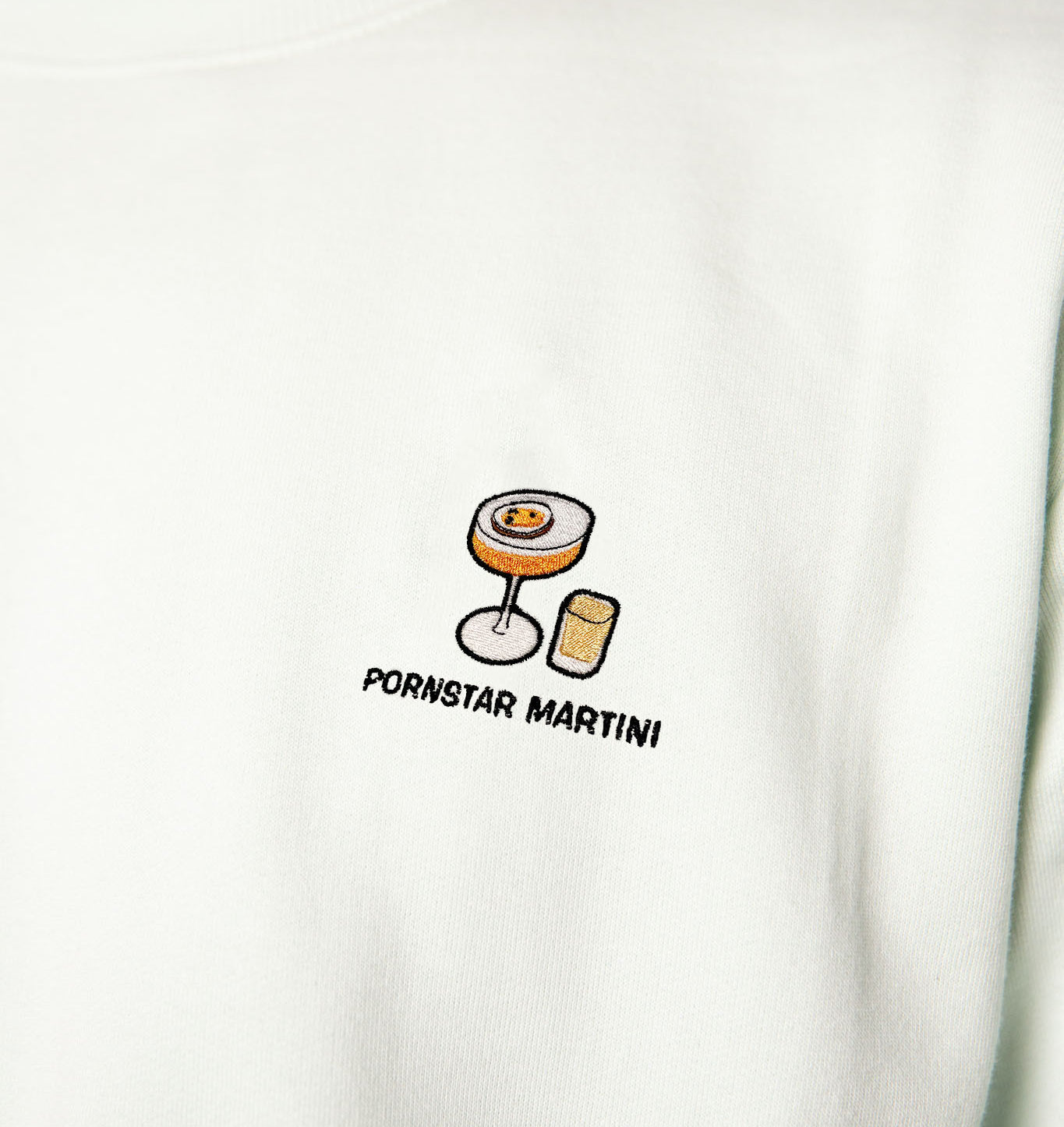 TAILORED TASTES Pornstar Martini | Bestickter Bio-Baumwoll Unisex Pullover