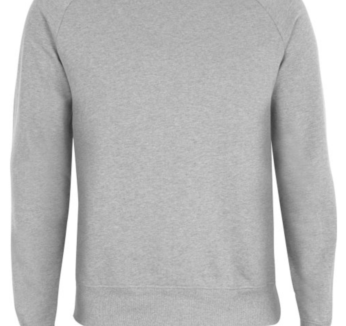 Flat White | Bestickter Bio-Baumwoll Unisex Pullover