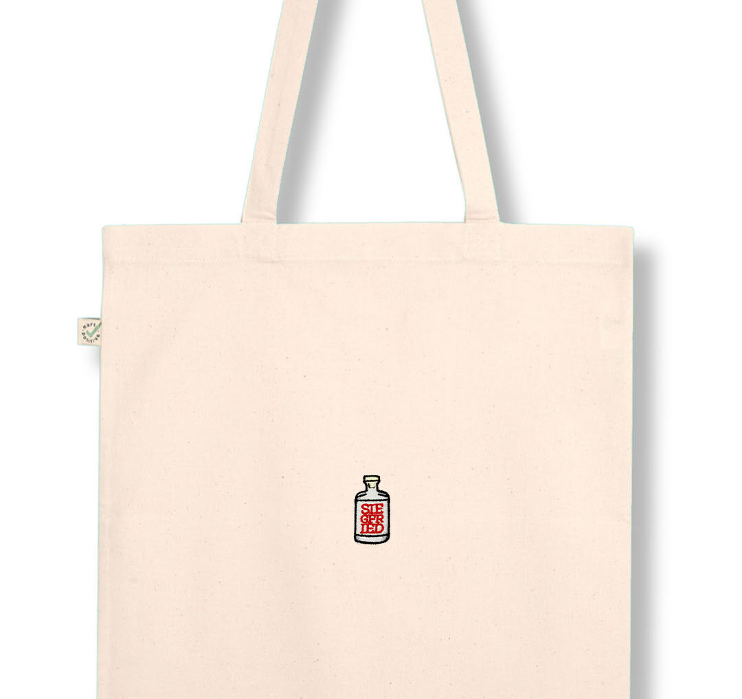 Siegfried Gin | Bestickte Bio Baumwoll Tasche