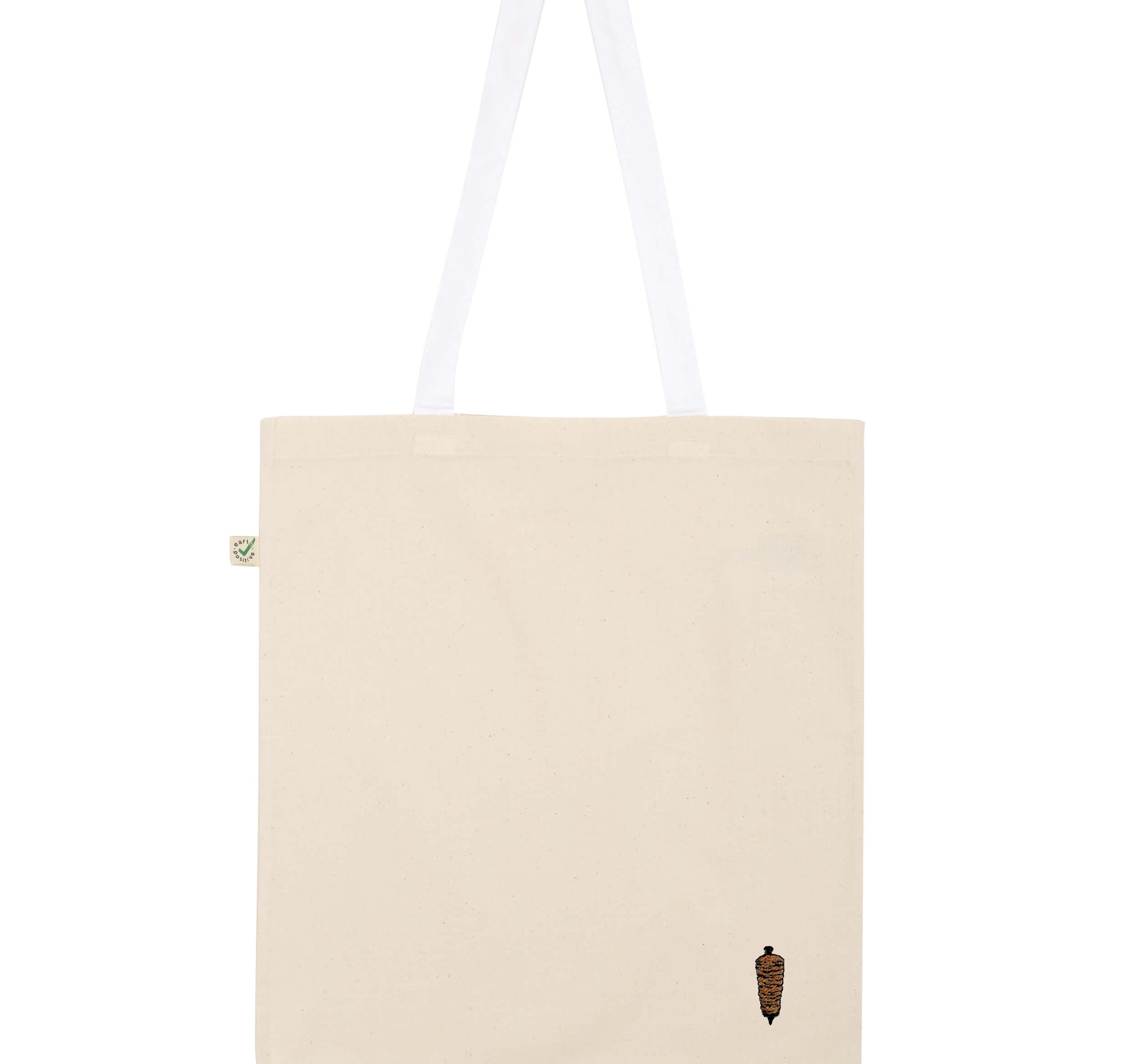Dönerspieß | Bestickte Bio Baumwoll Tasche
