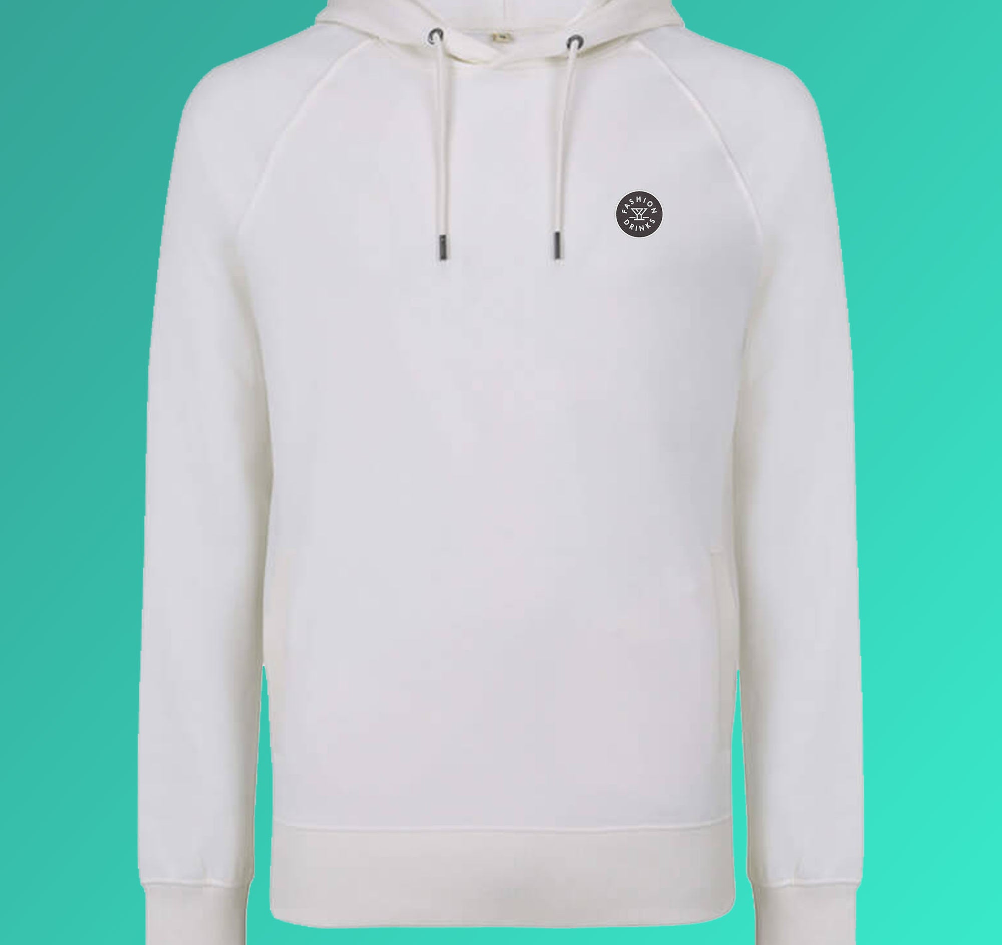 Fashion Drinks | Embroidered Organic Cotton Men's Hoodie