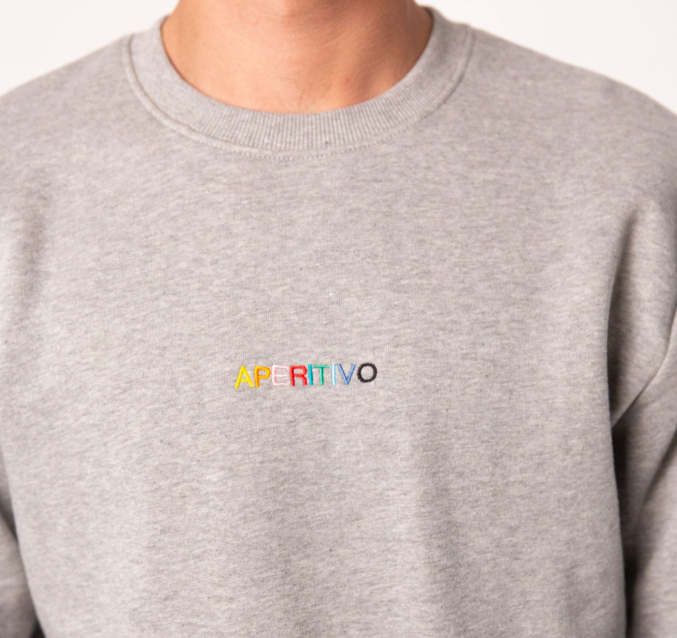 Aperitivo | Bestickter Bio-Baumwoll Unisex Pullover