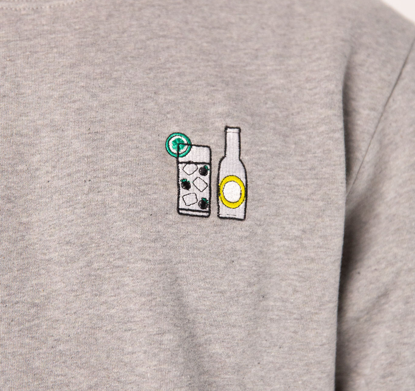 Gin Tonic | Bestickter Bio-Baumwoll Unisex Pullover