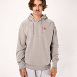 Wijn Duet | Geborduurde Biologisch Katoenen Heren Hoodie