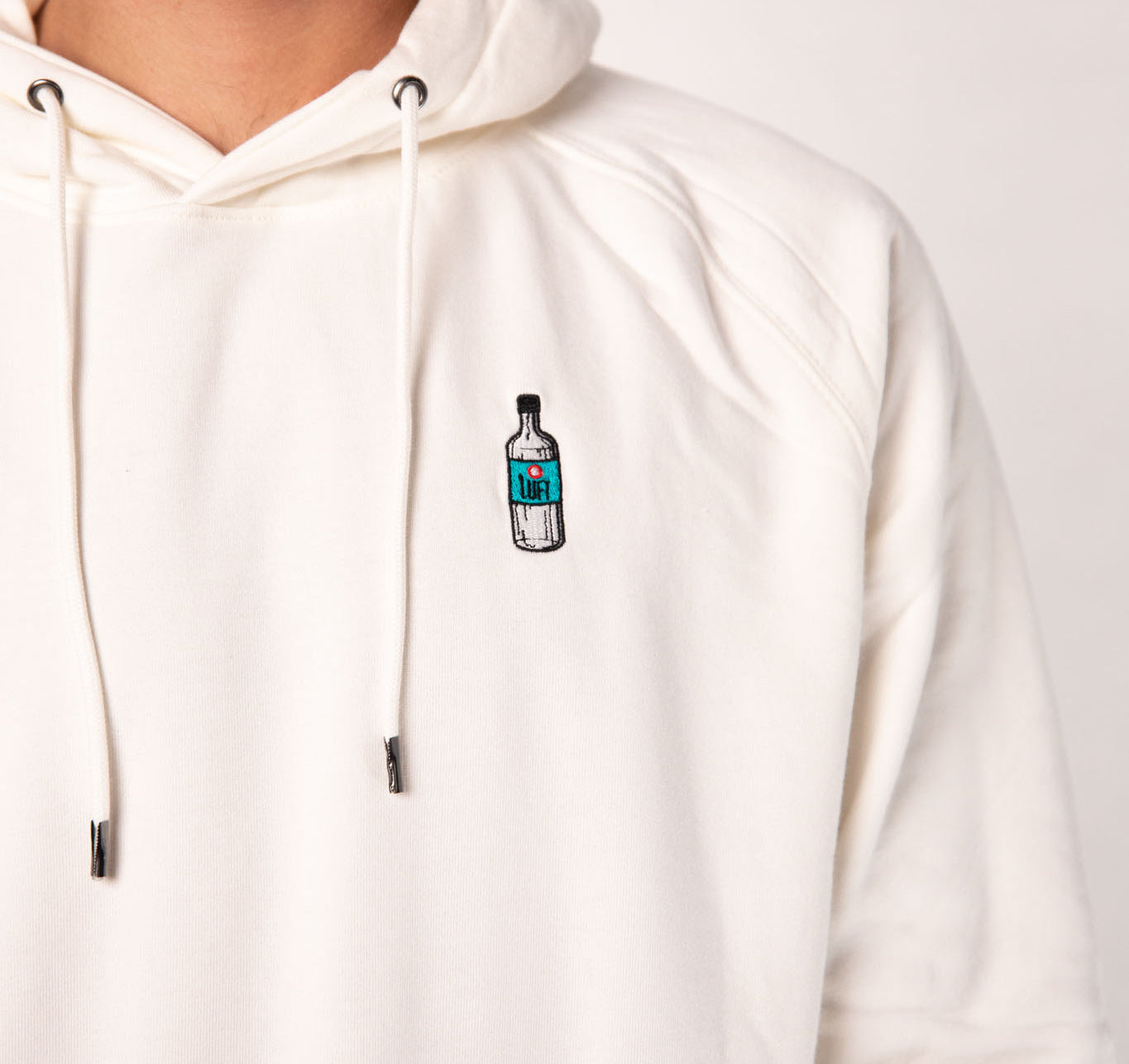 Air | geborduurd organisch katoen Heren Hoodie