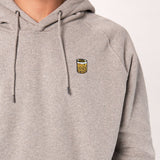 Whisky Sour | geborduurde Organic Cotton Heren Hoodie