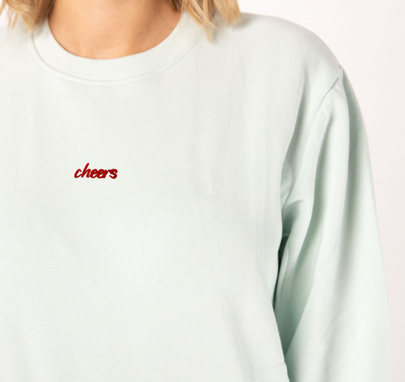 Cheers Collection | Geborduurde Biologisch Katoenen Damestrui