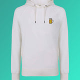 Maßkrug | Geborduurde Organic Cotton Heren Hoodie
