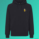 Maßkrug | Geborduurde Organic Cotton Heren Hoodie