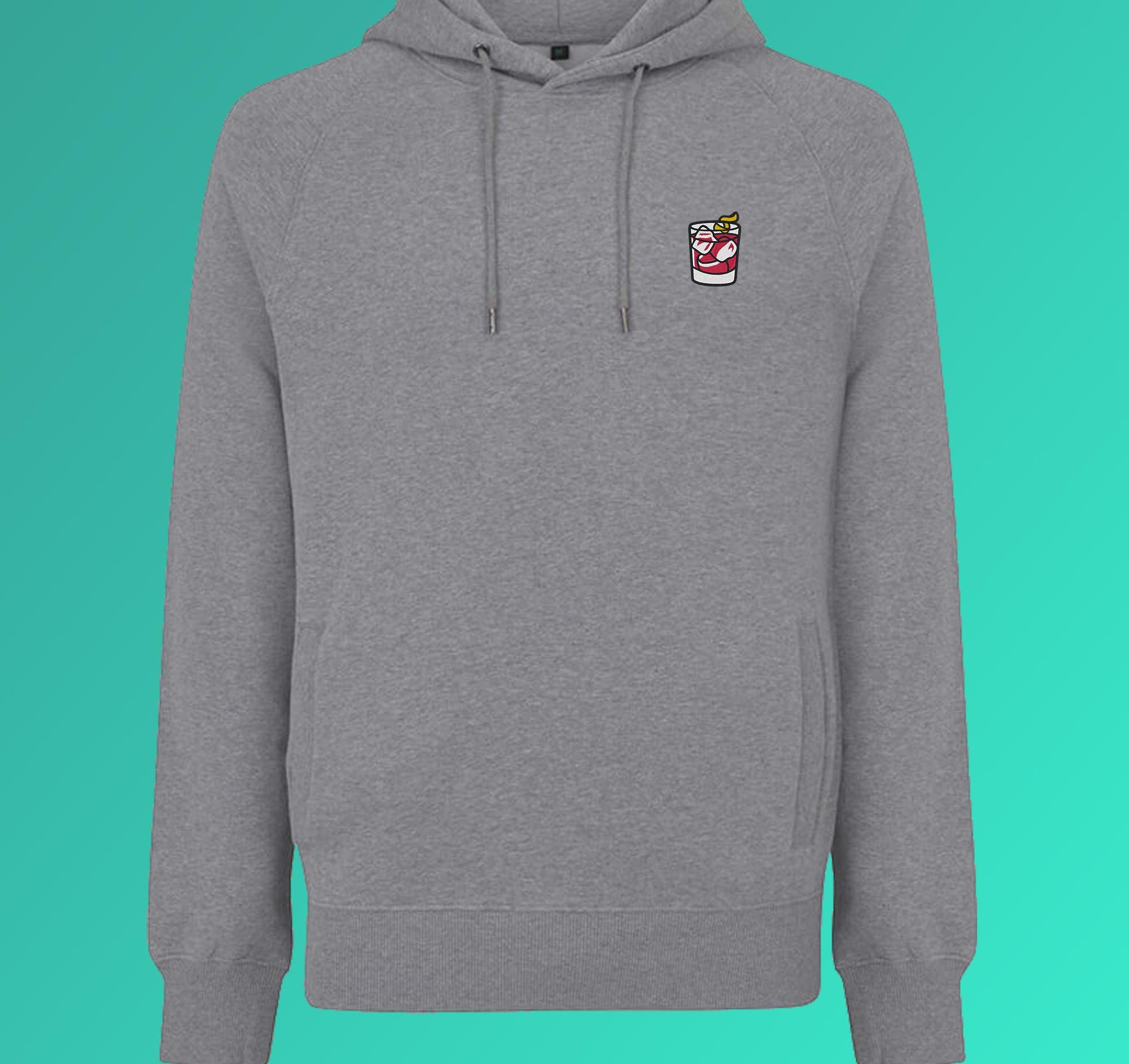 Negroni | Geborduurde Organic Cotton Heren Hoodie