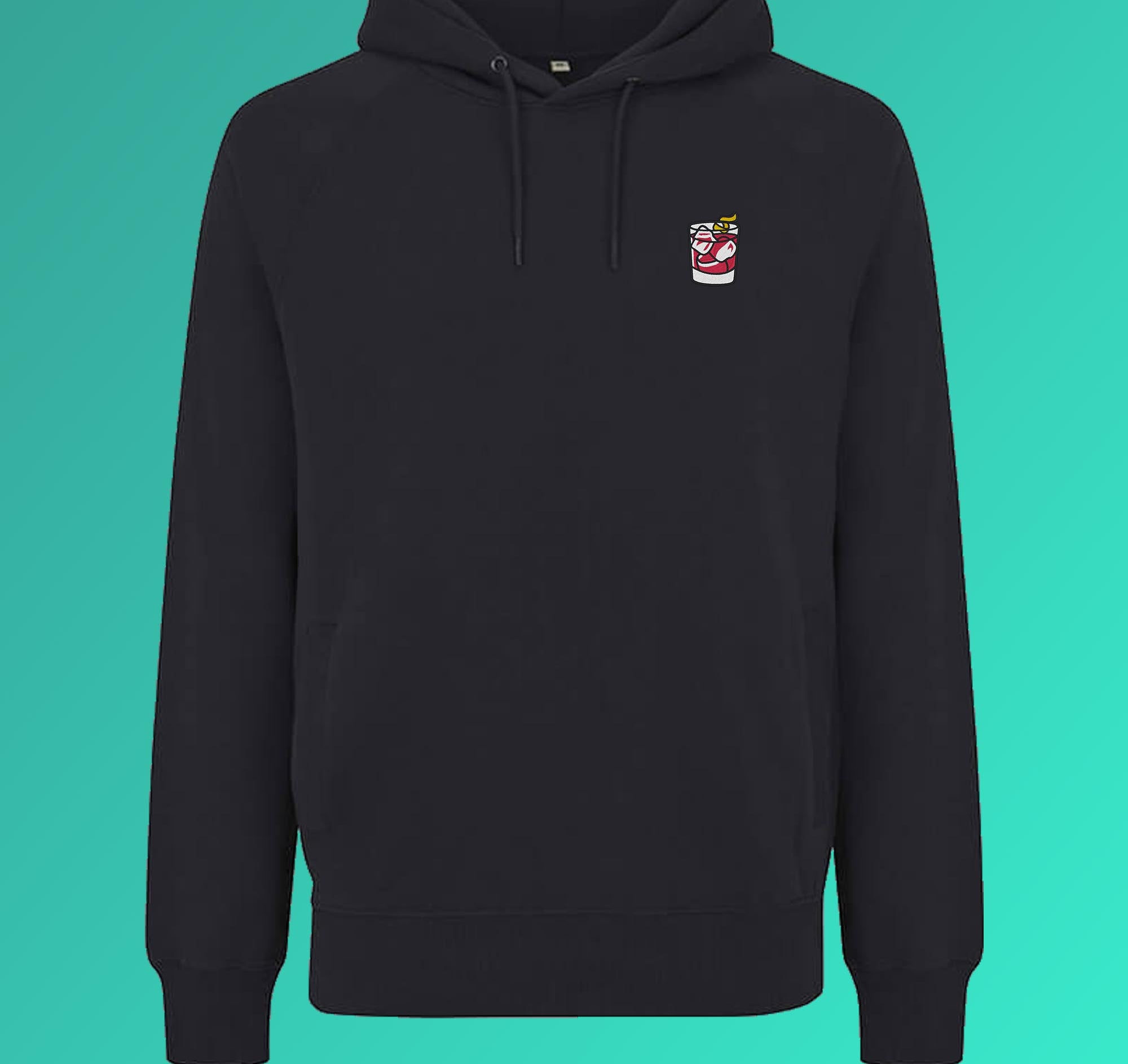 Negroni | Geborduurde Organic Cotton Heren Hoodie