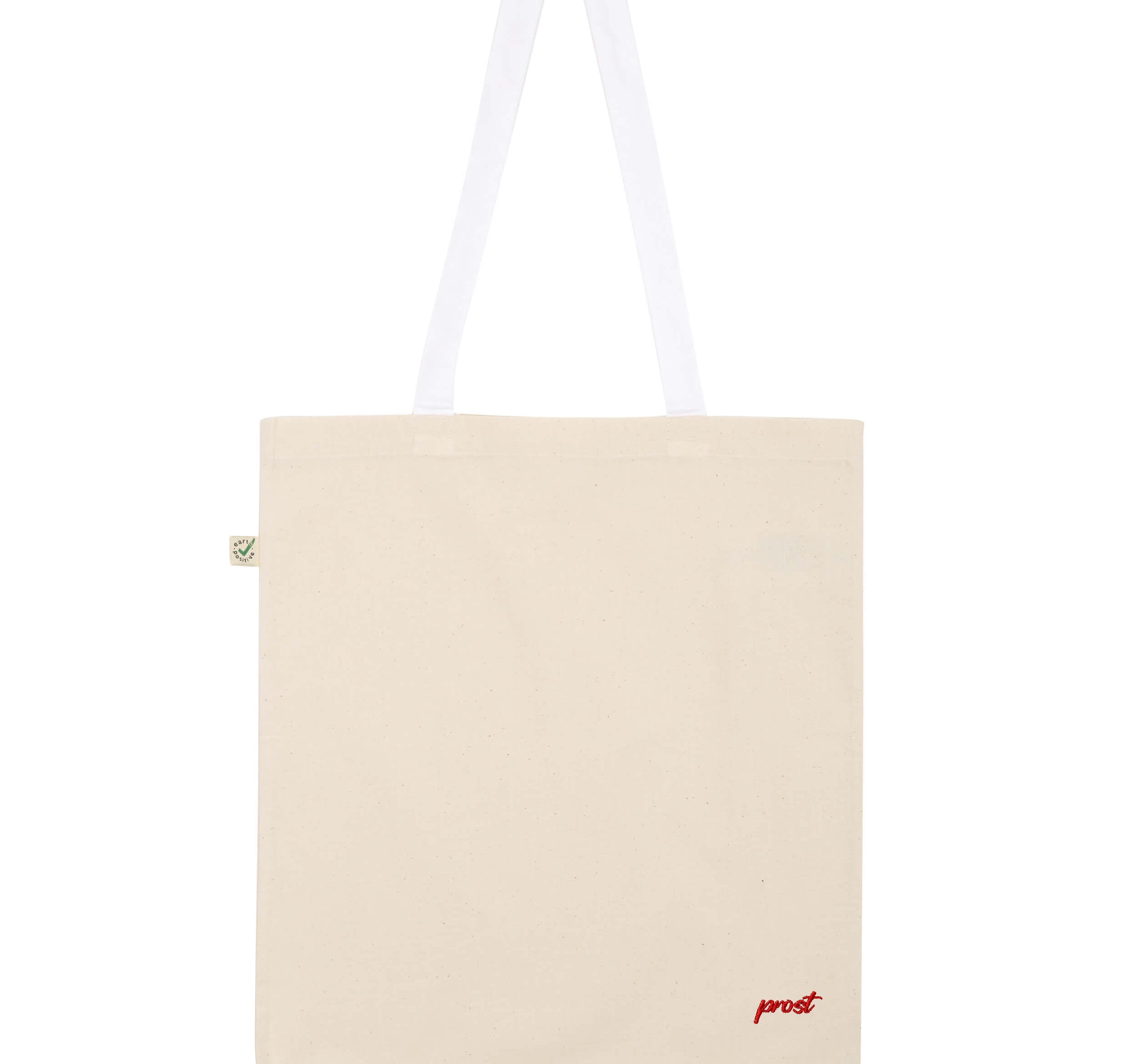 Cheers Collectie | Geborduurde Biologische Katoenen Tas