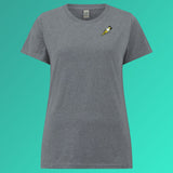 Tornado Geborduurd Organisch Katoenen Damest-shirt